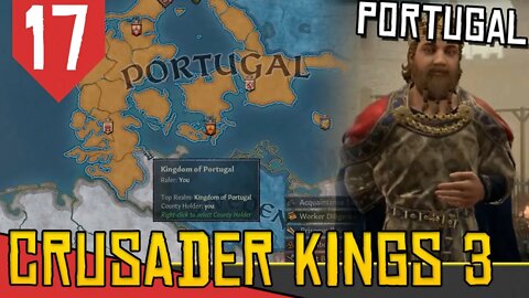 Quando a INGLATERRA PORTUGUESA Invade os VIKINGS - Crusader Kings 3 Portugal #17 [Gameplay PT-BR]