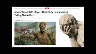 Back 4 Blood Beta Players Think They Hear Zombies Yelling The N-Word #Shorts