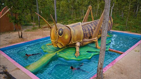 Build The Most Creative Beautiful a locusts & Beautiful Swimming Pool