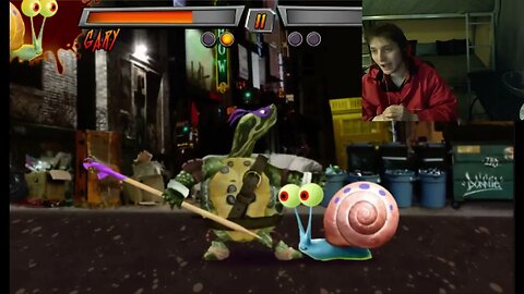 Donatello VS Gary The Snail In A Nickelodeon Super Brawl 3 Just Got Real Battle With Live Commentary