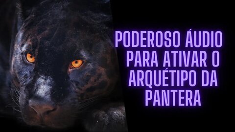 🐾Poderoso Áudio - Para Ativar O Arquétipo Da PANTERA.