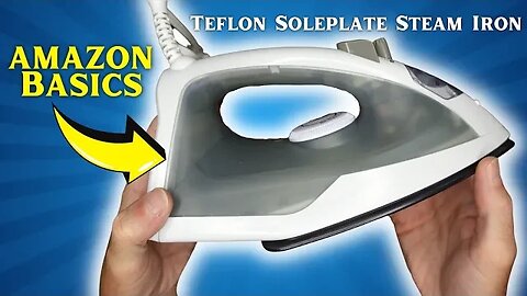 Amazon Basics Teflon Soleplate Steam Iron, 1200 Watt (UNBOXING & REVIEW!)