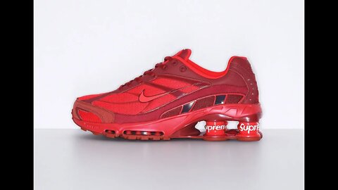 Supreme Nike Shox Ride 2 Bloody Red
