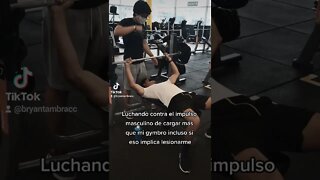 Luchando Contra el Impulso Masculino de Cargar Más que mi Gymbro ☠️