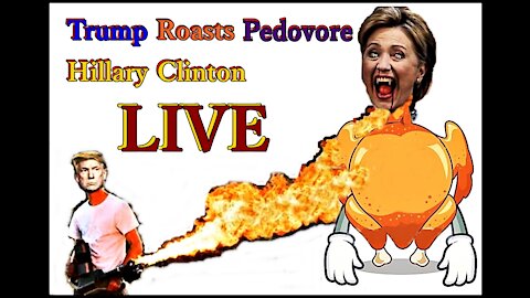 Trump Roasts Pedovore Hillary just 19 days prior to 2016 Election (Real)