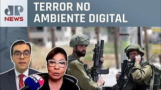 Hamas usa redes sociais de vítimas para espalhar medo; Kramer e Vilela comentam