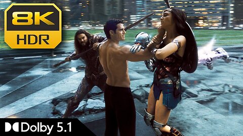 8K HDR | Superman vs Justice League (ZSJL) | Dolby 5.1