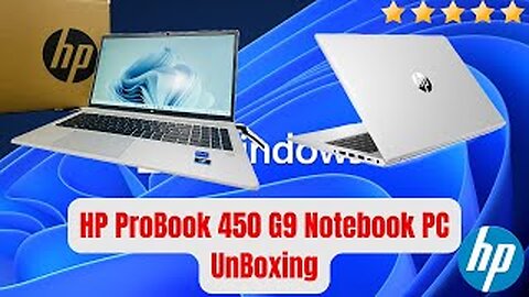 HP ProBook 450 G9 Notebook PC Unboxing: Sleek Design & Impressive Features