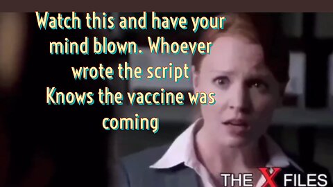 Whoever wrote the script Knows the vaccine was coming