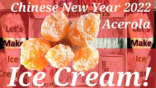 Chinese New Year 2022 Ice Cream Making Acerola Candy Year of the Tiger