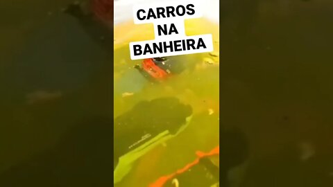 CARROS CAINDO NA BANHEIRA 😁 #shorts #short