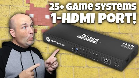 Connect ALL THE HDMI to ONE PORT! TESmart 16x1 HDMI Switcher Review