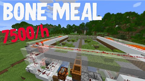 How To Make A Fastest Bone Meal Farm In Minecraft!
