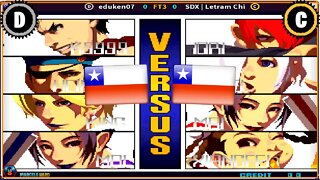 The King of Fighters 2001 (eduken07 Vs. SDX | Letram Chi) [Chile Vs. Chile]