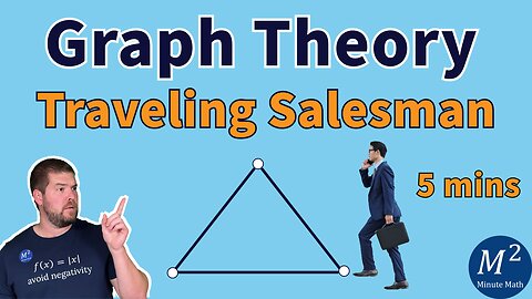 The Traveling Salesman Problem Explained in under 5 mins | Graph Theory Basics