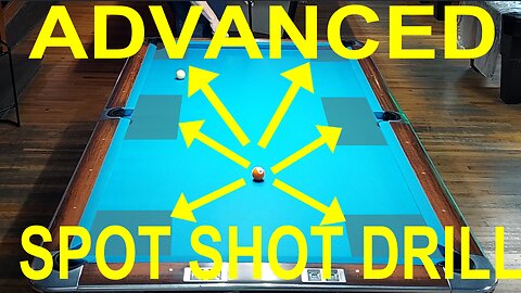 Advanced Spot Shot Drill, Pool Lesson for One-Pocket
