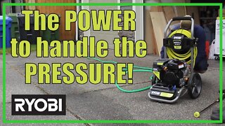 Pressure Washing with RYOBI 3200 PSI | ASMR | 2022/14