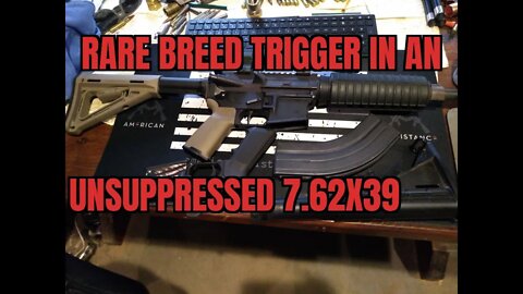 Rare Breed FRT -15 In A 7.62 X 39 Unsuppressed Upper #shorts