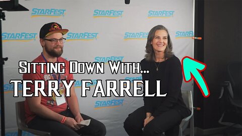 Terry Farrell Sitting Down With Generally Nerdy