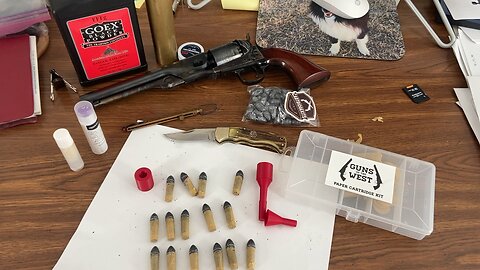 Guns of the West .36 Paper Cartridge Kit