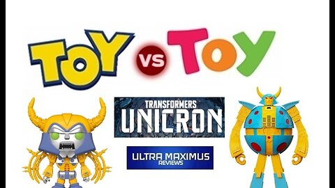 💥 Toy vs Toy Unicron | San Diego Comic Con 2022 Funko POP! vs Super7 Prototype ReAction Figures