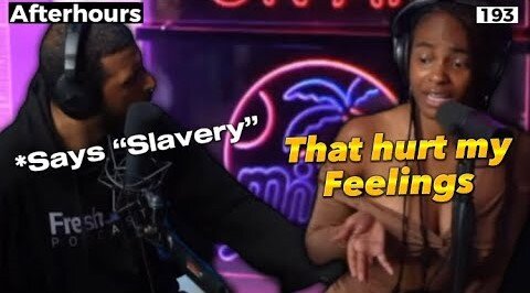 Black Queen Triggered Because Myron Said "Slavery"