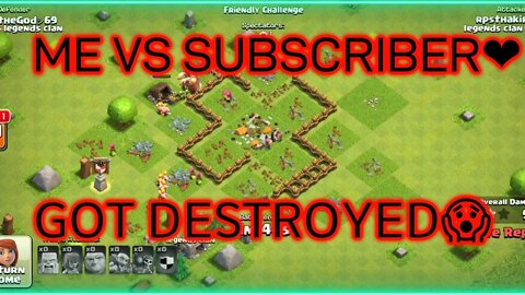 GETTING DESTROYED BY NEW SUSBCRIBER😱 || CoC || 68 + ONE