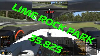 iRacing Lime Rock Park 35.825 Hotlap