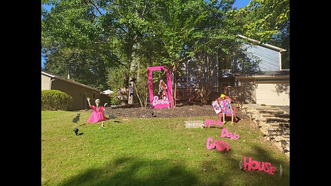 Barbie fan shows off her Halloween decor inspired by the hit movie