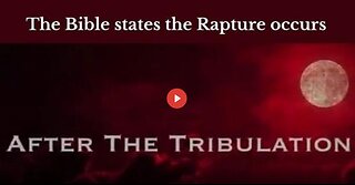 After the Great Tribulation, Rapture occurs, followed by Gods Wrath upon those who made Tribulation