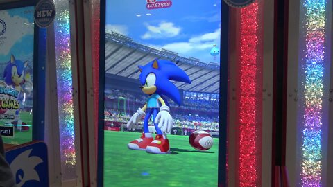 Mario & Sonic At The Olympics Arcade Edition Tokyo 2020 by Sega (IAAPA prototype)