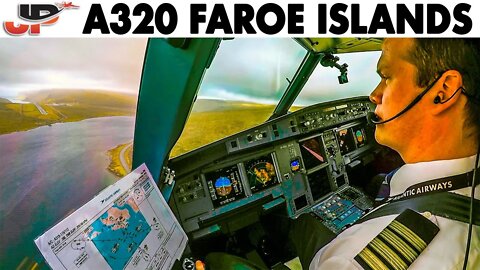 Airbus A320 RNAV Approach into Vagar Faroe Islands🇫🇴
