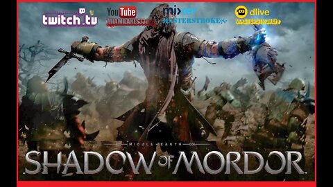 MASTERSTROKEtv Middle Earth Shadow of Mordor #LetsPlay #MASTERSTROKEtv #PS4 - P2