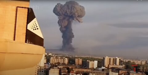 Colossal explosion heard at NATO supplied ammunition facility in Ukraine