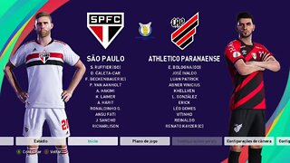 SÃO PAULO x ATHLETICO-PR | BRASILEIRÃO 2023 - RODADA 31 | MASTER LEAGUE