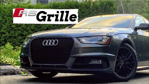 Audi A4 Front Grille replacement - DIY - (vertical video)