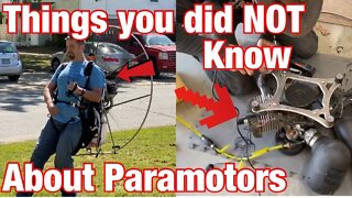 The internet doesn’t teach you these things about paramotors