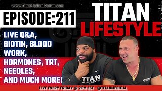 Titan Lifestyle | LIVE Q&A, Biotin for Beards, Blood Work, Hormones, TRT, Needles, and Much More!