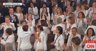 Dem women cheers for themselves but won't stand for minorities or the disabled