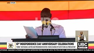 PRESIDENT MUSEVENI FOREGROUNDS THE EIGHT FACTORS TO A PROGRESSIVE NATION AT THE 61st INDEPENDENCE