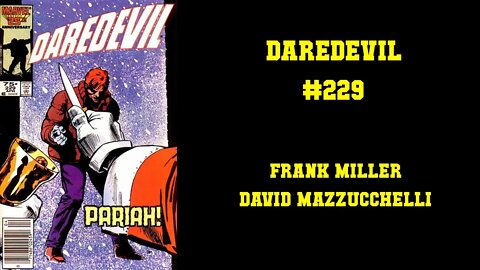 Daredevil #229 - Frank Miller David Mazzuchelli
