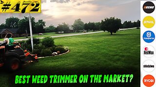 HOW TO: Zero turn 3-point turn. What weed-whacker brand is best? How we make a yard look AMAZING!