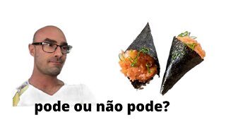 Posso comer temaki no cutting