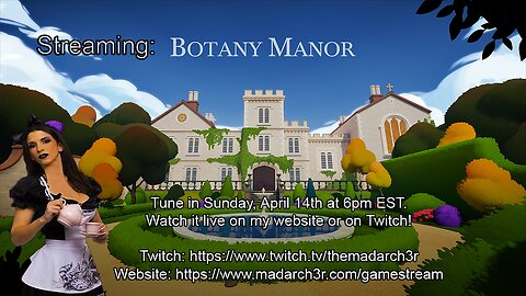 Botany Manor - 04/14/24