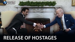 Qatari Emir, Biden hold talks over release of hostages, urgent aid