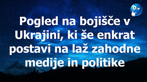 Pogled na uničujočo realnost Ukrajinskega koflikta in še en dokaz, da nam mediji lažejo