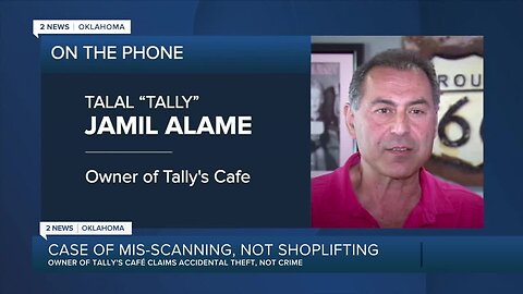 Case of mis-scanning, not shoplifting according to Tally's Café owner