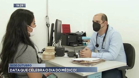 18 de outubro: Data que celebra o dia do médico!