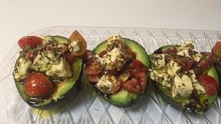 Caprese Stuffed Avocado