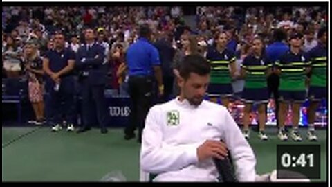 The Moderna Shot of the Day.... featuring PURE BLOOD Novak Djokovic 😂